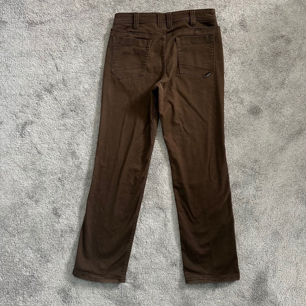 5.11 Tactical Pants Mens 30x32 (Fit 31x31) Brown Defender-Flex Straight Leg Work